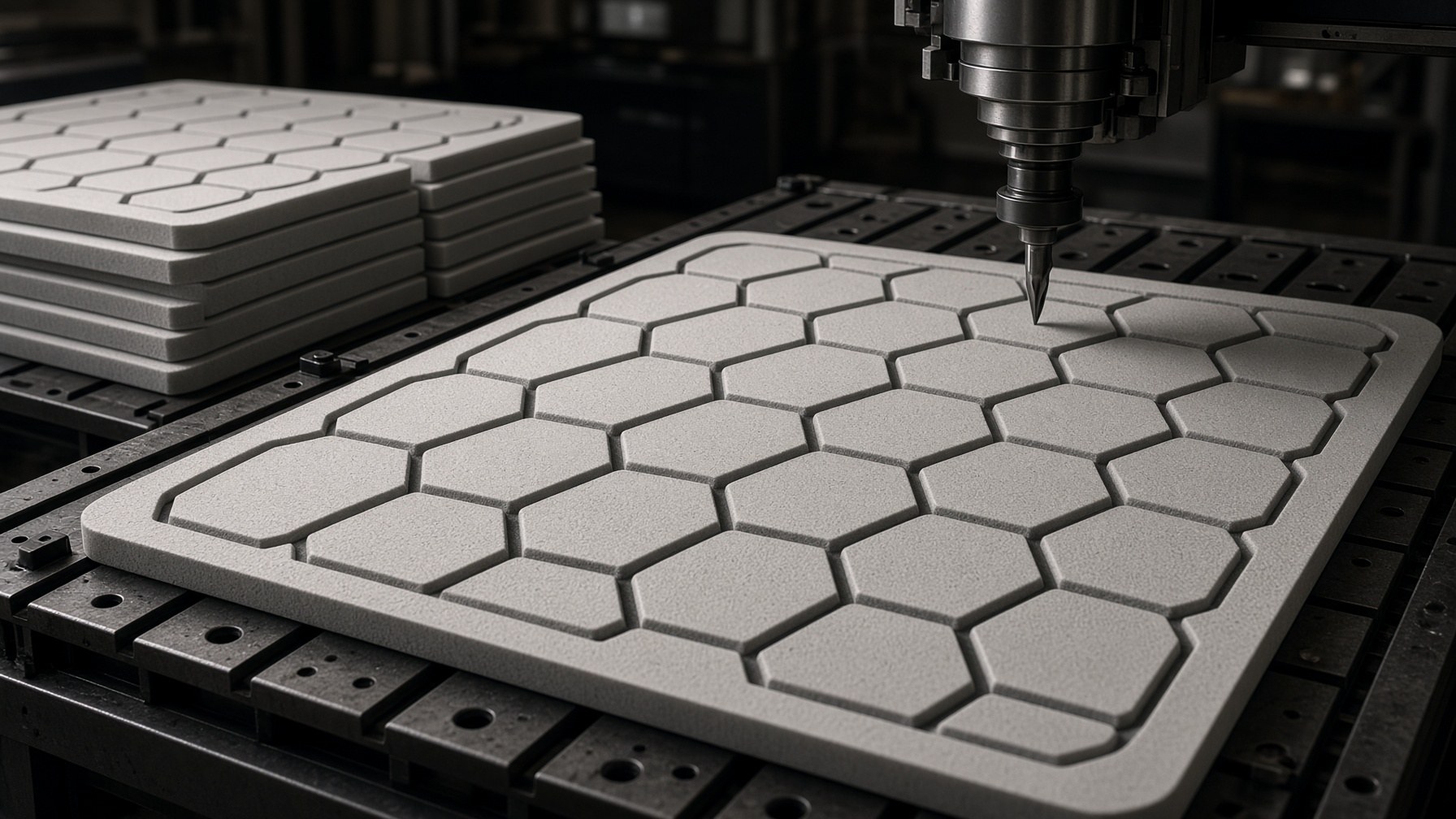 Paneles de EVA foam náutico cortados a CNC